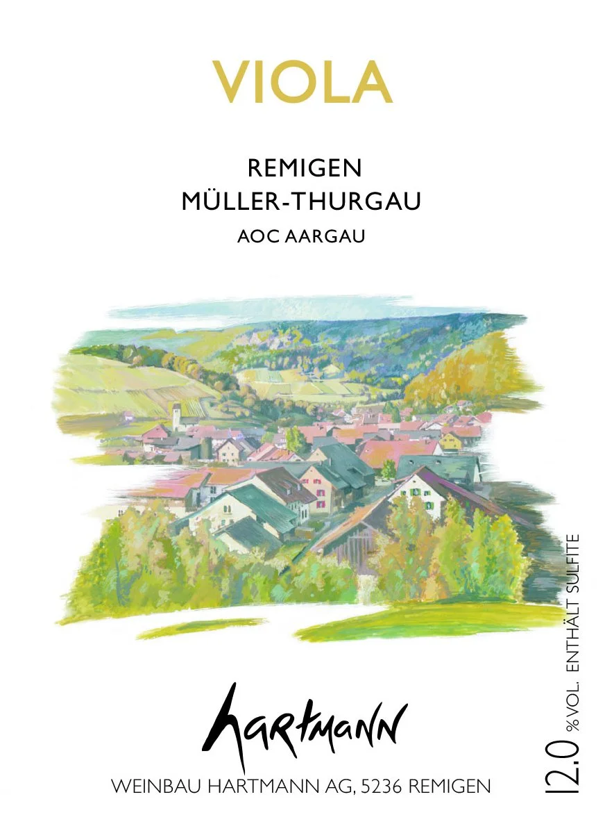 Etikett Viola Müller-Thurgau