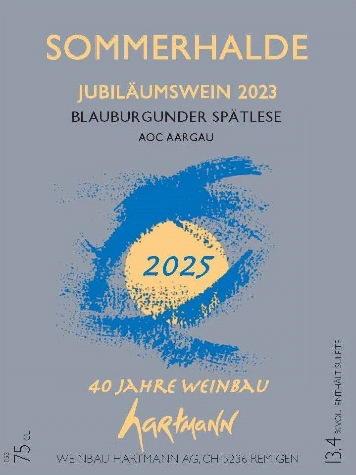 Etikett Sommerhalde Spätlese