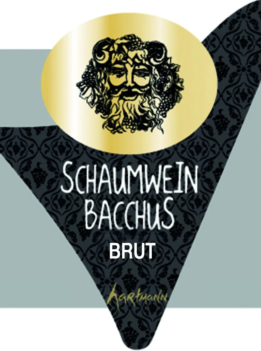 Etikett Bacchus Schaumwein brut