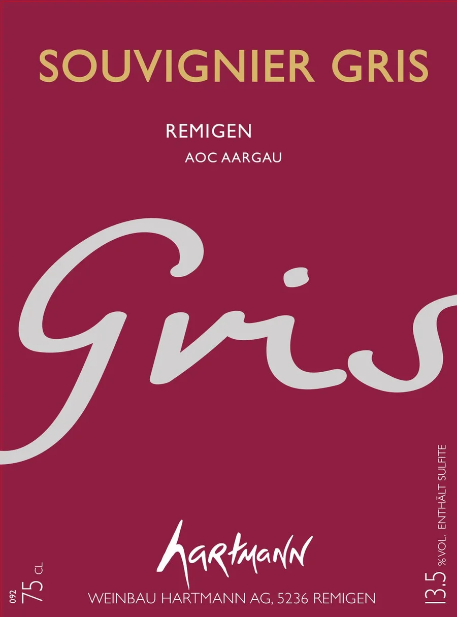 Etikett Souvignier Gris